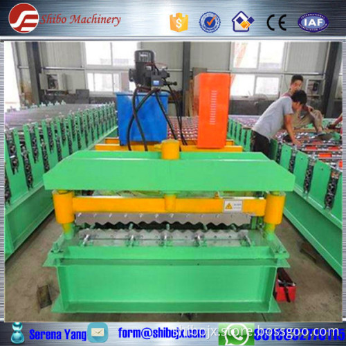 850 Corrugated iron roof sheet making machine/corrugated sheet metal roof making machine